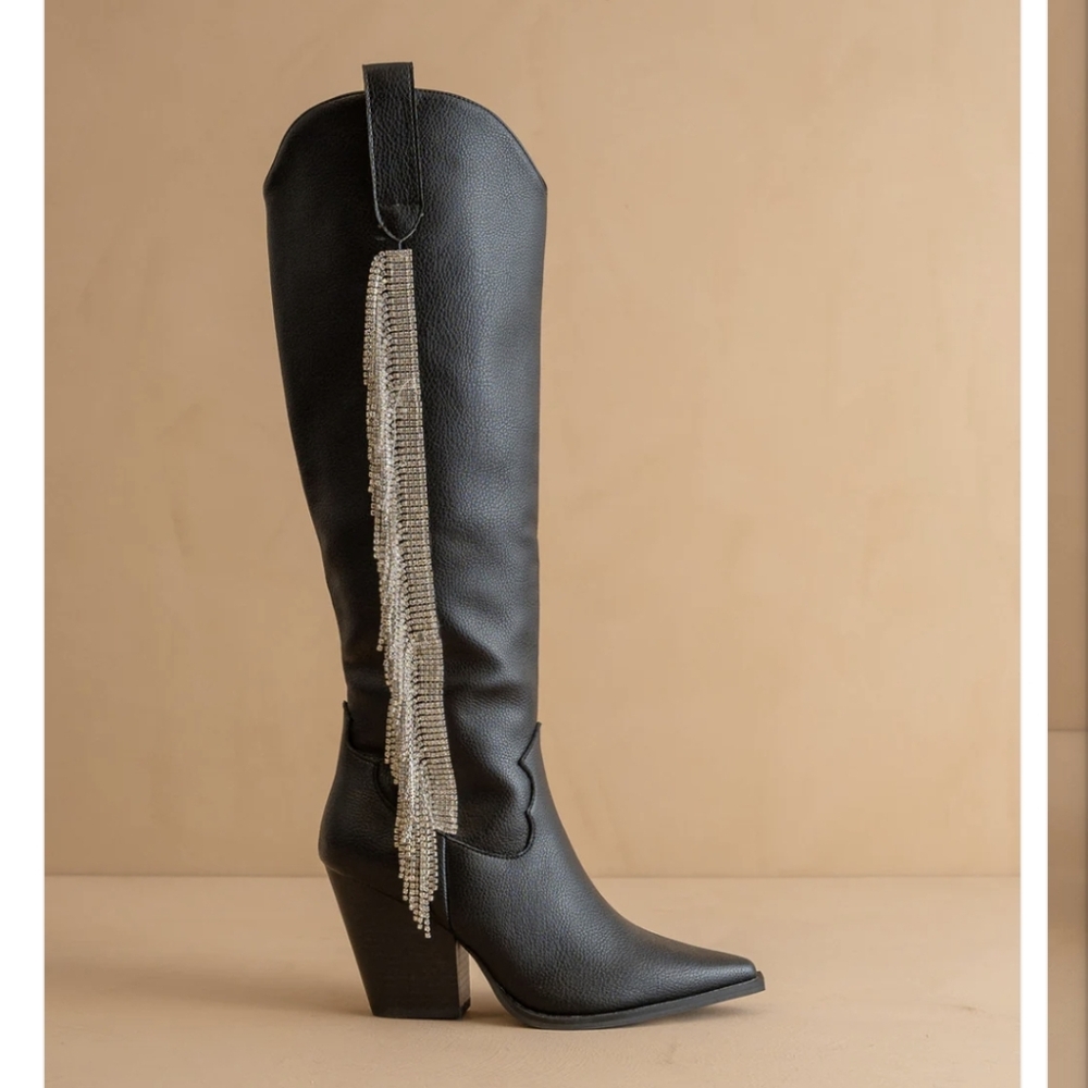 Vici | Oasis Society | Rhinestone Fringe Western Boots NWT - Picture 11 of 11